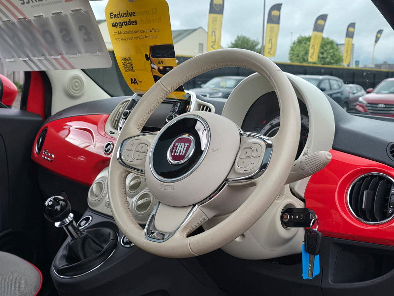 Fiat 500 1.2 Lounge Hatchback 3dr Petrol Manual Euro 6 (s/s) (69 bhp)