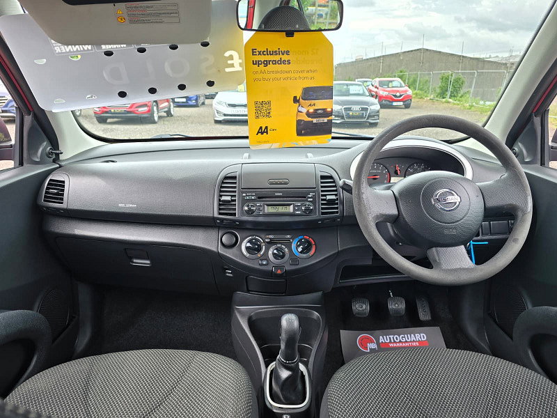 Nissan Micra 1.2 16v Visia Hatchback 5dr Petrol Manual (139 g/km, 79 bhp)