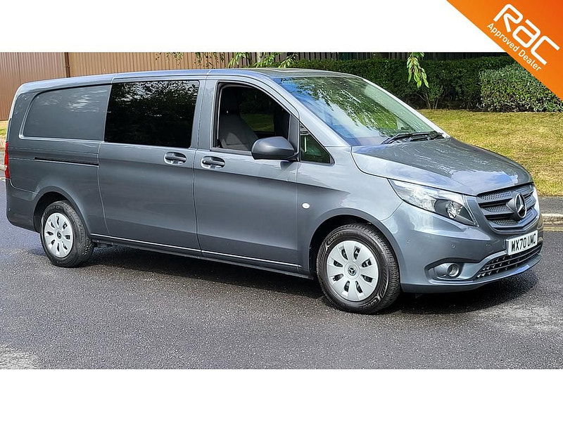 Mercedes-Benz Vito 1.7 110 CDI Progressive Crew Van Double Cab 5dr Diesel Manual FWD L3 Euro 6 (s/s) (XLWB) (102 ps) 5dr Manual 2024