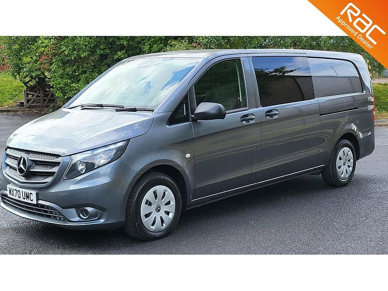 Mercedes-Benz Vito 1.7 110 CDI Progressive Crew Van Double Cab 5dr Diesel Manual FWD L3 Euro 6 (s/s) (XLWB) (102 ps) 5dr Manual 2024