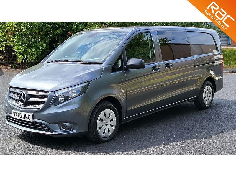 Mercedes-Benz Vito 1.7 110 CDI Progressive Crew Van Double Cab 5dr Diesel Manual FWD L3 Euro 6 (s/s) (XLWB) (102 ps) 5dr Manual 2024