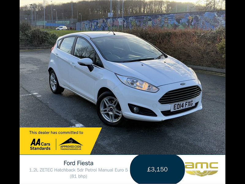 Ford Fiesta 1.2L ZETEC Hatchback 5dr Petrol Manual Euro 5 (81 bhp) 5dr Manual 2025