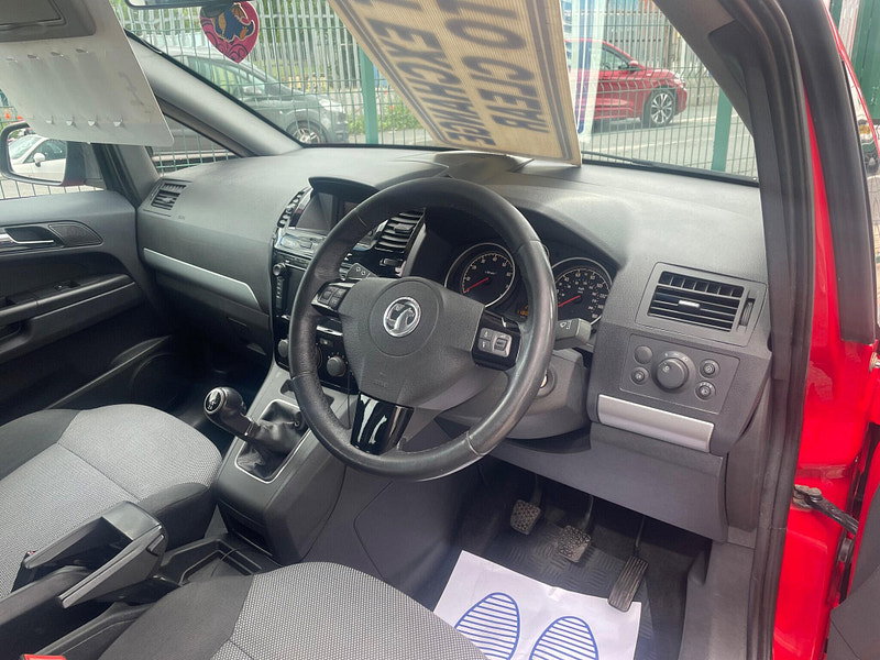 Vauxhall Zafira 1.6 16V Exclusiv Euro 5 5dr 5dr Manual 2026