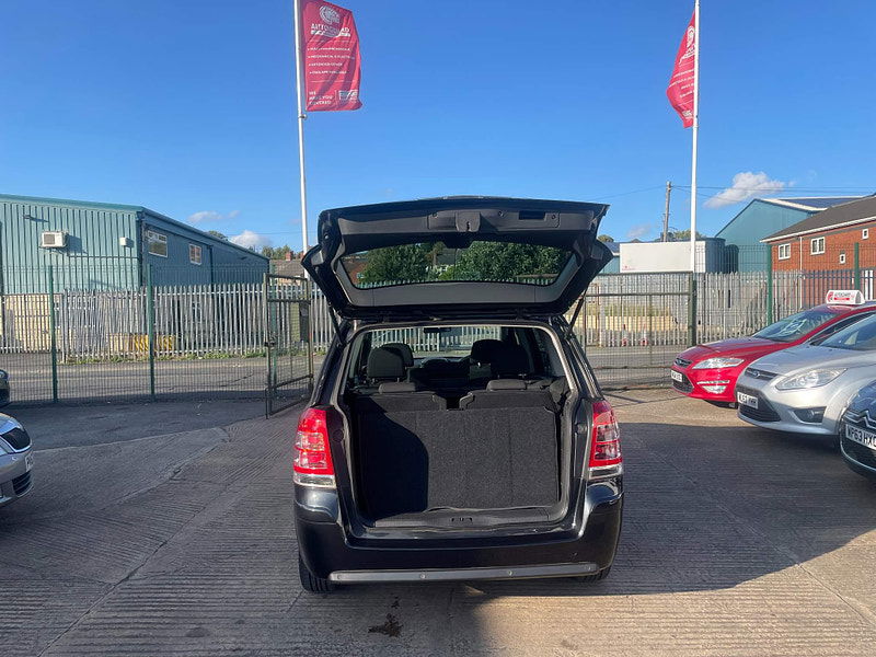 Vauxhall Zafira 1.6 16V Exclusiv Euro 5 5dr 5dr Manual 2025