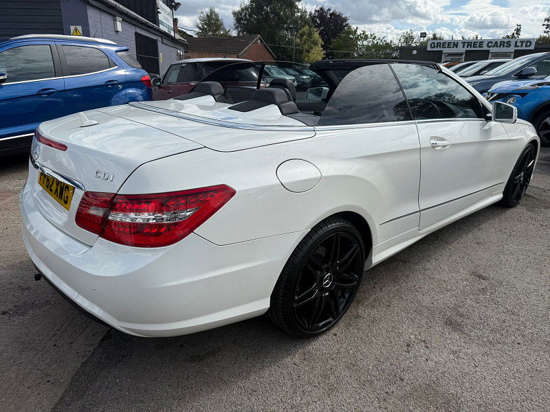 Mercedes-Benz E Class 2.1 E220 CDI BlueEfficiency Sport Cabriolet 2dr Diesel G-Tronic+ Euro 5 (s/s) (170 ps) 2dr Automatic 2025
