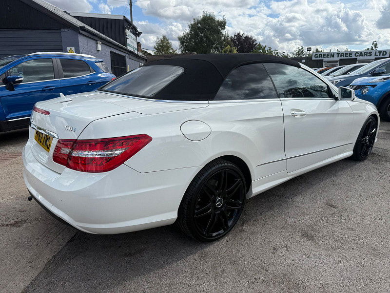 Mercedes-Benz E Class 2.1 E220 CDI BlueEfficiency Sport Cabriolet 2dr Diesel G-Tronic+ Euro 5 (s/s) (170 ps) 2dr Automatic 2025