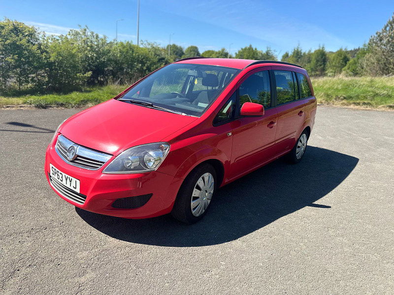 Vauxhall Zafira 1.6L Exclusive MPV 5dr Petrol Manual Euro 5 (113 bhp) 5dr Manual 2025
