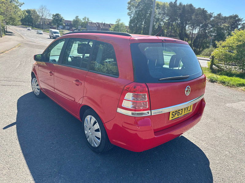 Vauxhall Zafira 1.6L Exclusive MPV 5dr Petrol Manual Euro 5 (113 bhp) 5dr Manual 2025