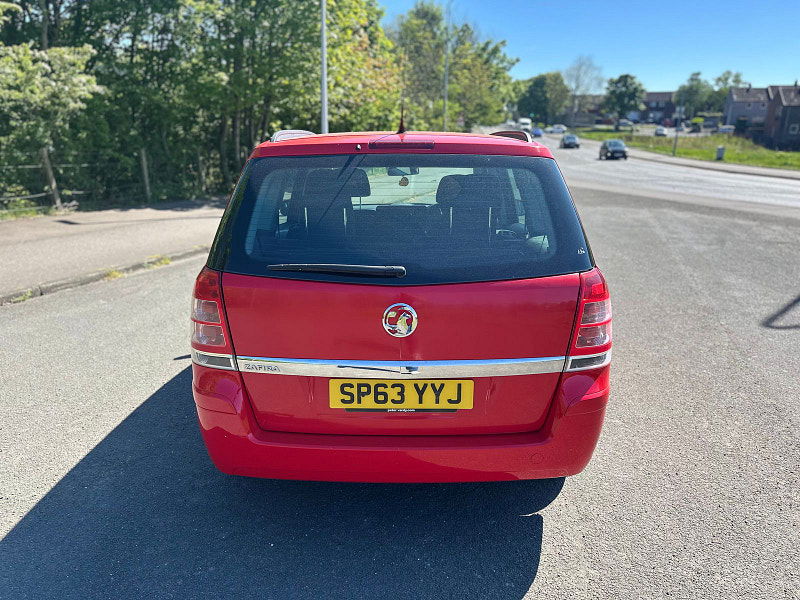 Vauxhall Zafira 1.6L Exclusive MPV 5dr Petrol Manual Euro 5 (113 bhp) 5dr Manual 2025