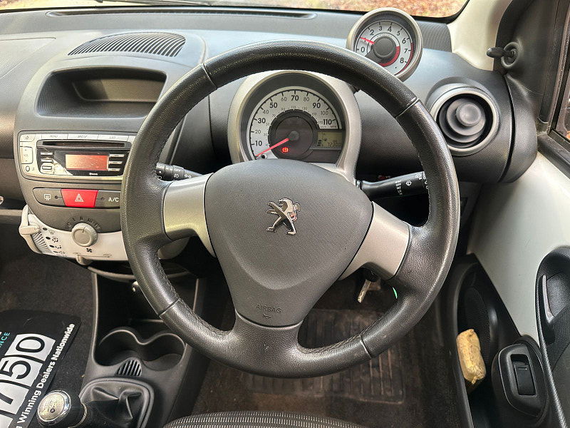 Peugeot 107 1.0 12V Allure Hatchback 5dr Petrol Manual Euro 5 (68 ps) 5dr Manual 2026