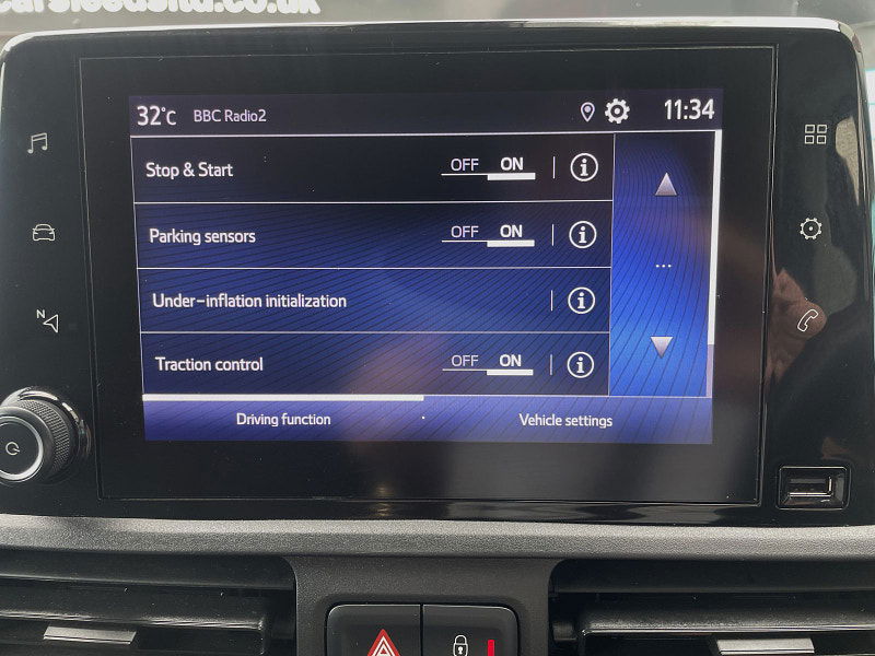 Toyota PROACE CITY 1.5 BlueHDi Icon Short Panel Van 5dr Diesel Manual SWB Euro 6 (s/s) (100 bhp) 5dr Manual 2025
