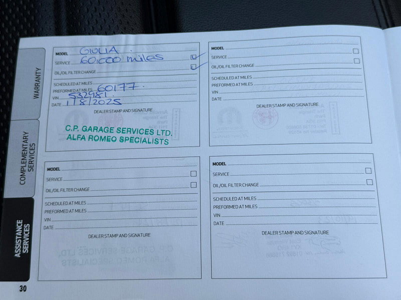 Alfa Romeo Giulia 2.2 TD Speciale Auto Euro 6 (s/s) 4dr 4dr Automatic 2026