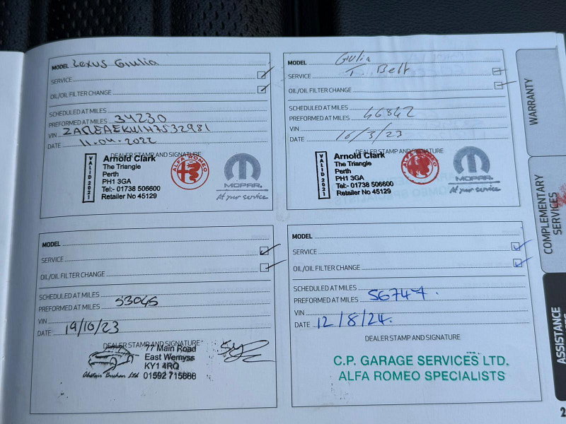 Alfa Romeo Giulia 2.2 TD Speciale Auto Euro 6 (s/s) 4dr 4dr Automatic 2026