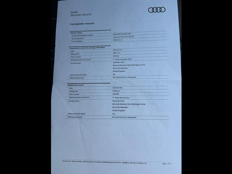 Audi A6 Allroad 3.0 TDI V6 50 Sport Tiptronic quattro Euro 6 (s/s) 5dr 5dr Automatic 2026