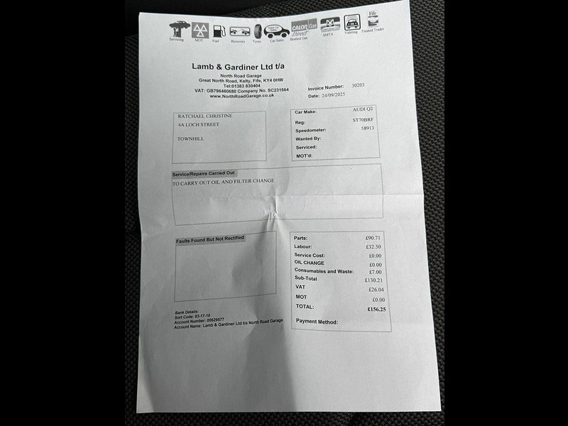 Audi Q2 1.0 TFSI 30 Sport Euro 6 (s/s) 5dr 5dr Manual 2026