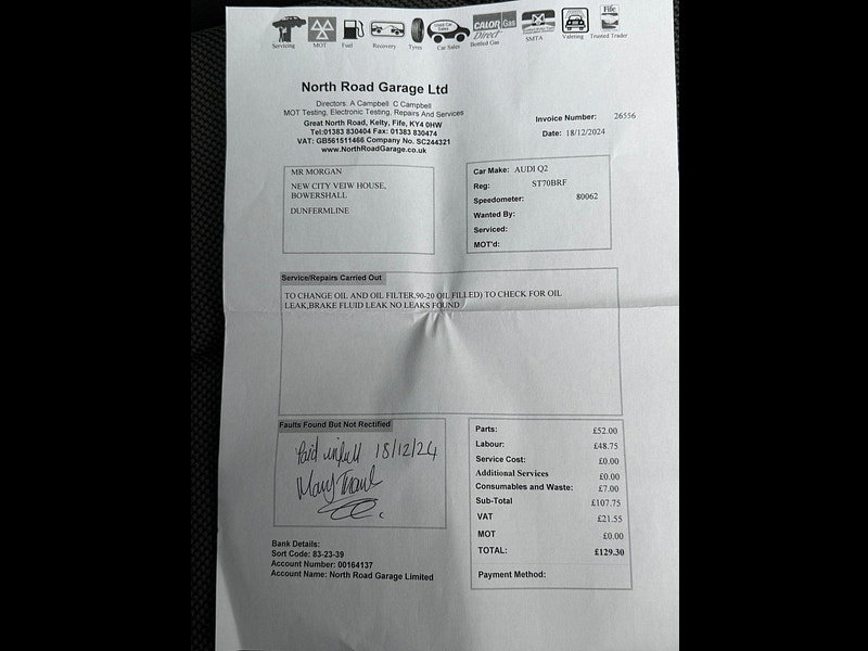 Audi Q2 1.0 TFSI 30 Sport Euro 6 (s/s) 5dr 5dr Manual 2026