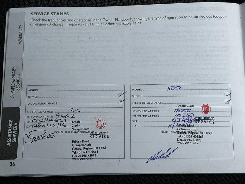 Fiat 500 1.2 S Euro 6 (s/s) 3dr 3dr Manual 2026