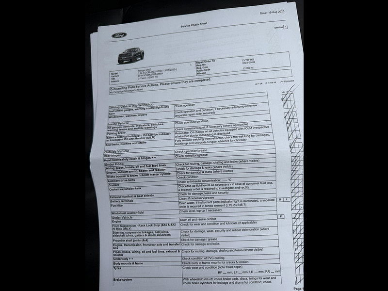 Ford Ranger 2.0 EcoBlue Raptor Auto 4WD Euro 6 (s/s) 4dr 4dr Automatic 2026