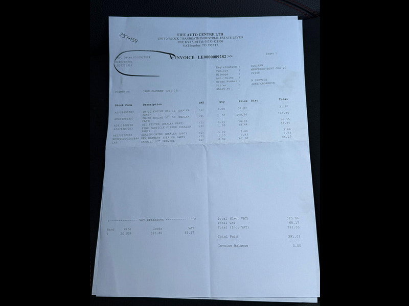 Mercedes-Benz GLA 1.3 GLA200 AMG Line (Executive) SUV 5dr Petrol 7G-DCT Euro 6 (s/s) (163 ps) 5dr Automatic 2026