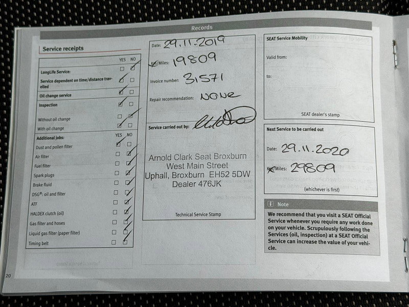 Seat Arona 1.0 TSI XCELLENCE Euro 6 (s/s) 5dr 5dr Manual 2026