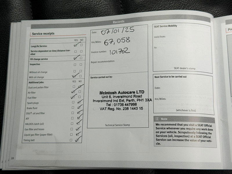 Seat Ateca 2.0 TDI XCELLENCE 4Drive Euro 6 (s/s) 5dr 5dr Manual 2026