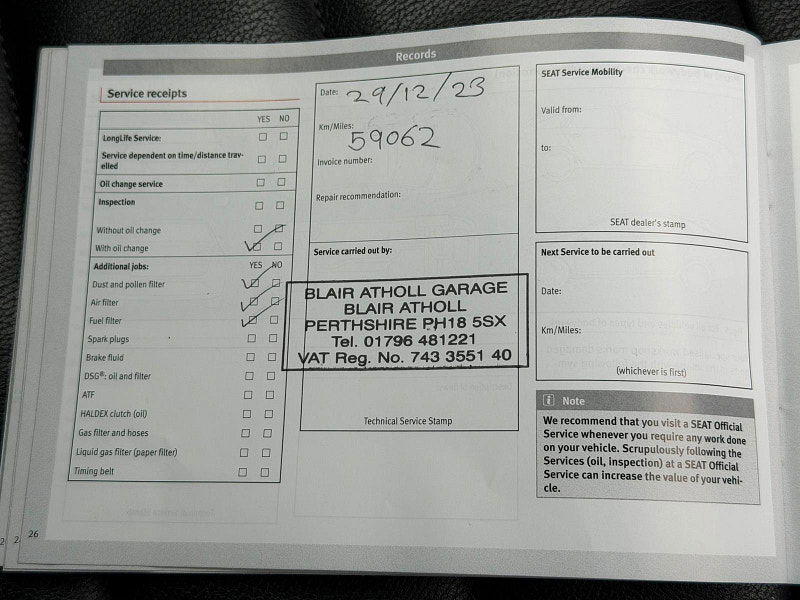 Seat Ateca 2.0 TDI XCELLENCE 4Drive Euro 6 (s/s) 5dr 5dr Manual 2026