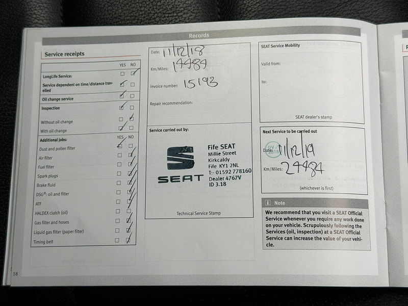 Seat Ateca 2.0 TDI XCELLENCE 4Drive Euro 6 (s/s) 5dr 5dr Manual 2026