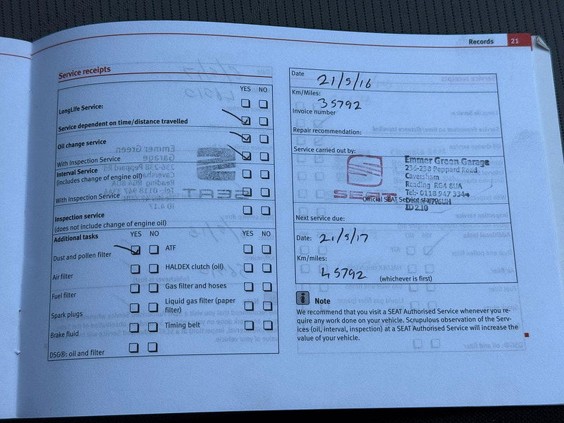 Seat Ibiza 1.4 SE Euro 5 5dr 5dr Manual 2025