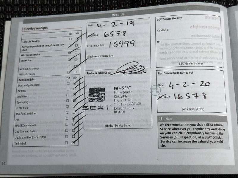 Seat Leon 1.8 TSI FR Technology Sport Coupe DSG Euro 6 (s/s) 3dr 3dr Automatic 2026