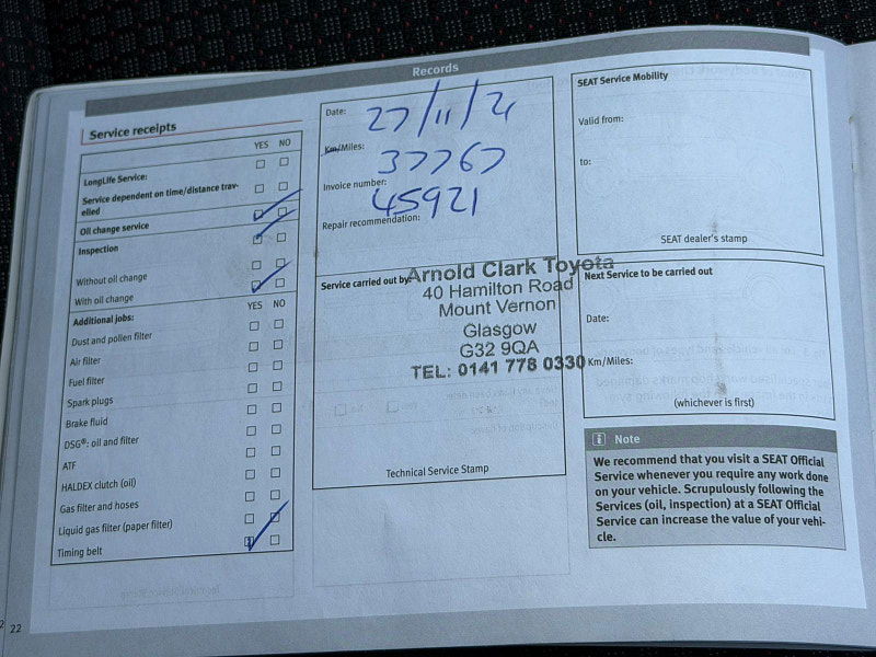 Seat Leon 2.0 TDI FR Technology Euro 6 (s/s) 5dr 5dr Manual 2025