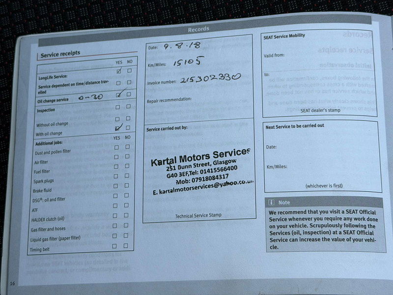 Seat Leon 2.0 TDI FR Technology Euro 6 (s/s) 5dr 5dr Manual 2025