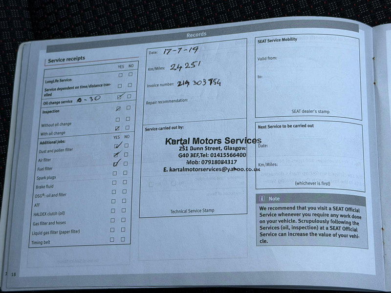 Seat Leon 2.0 TDI FR Technology Euro 6 (s/s) 5dr 5dr Manual 2025