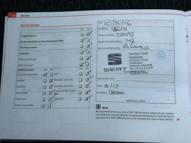 Seat Mii 1.0 12v Toca Euro 5 3dr 3dr Manual 2026