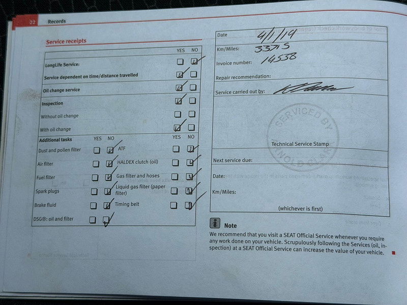 Seat Mii 1.0 12v Toca Euro 5 3dr 3dr Manual 2026