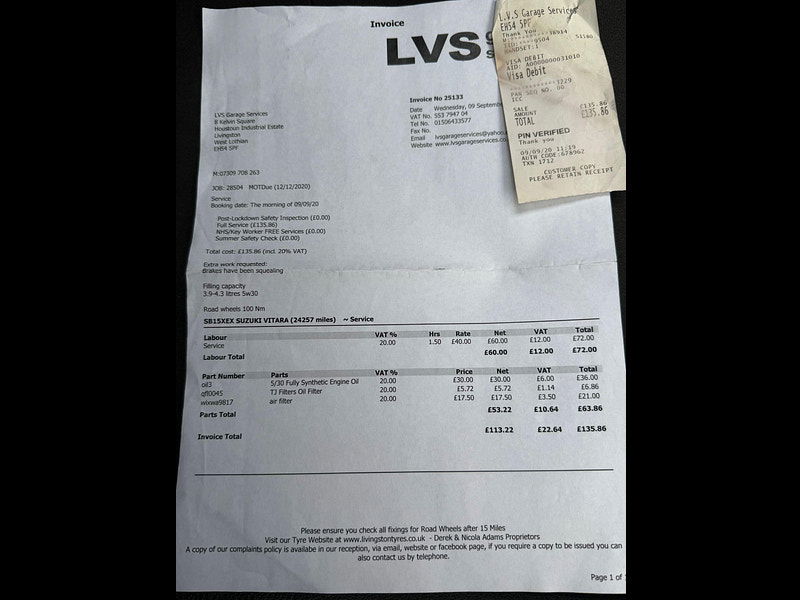 Suzuki Vitara 1.6 SZ5 Euro 6 (s/s) 5dr 5dr Manual 2026