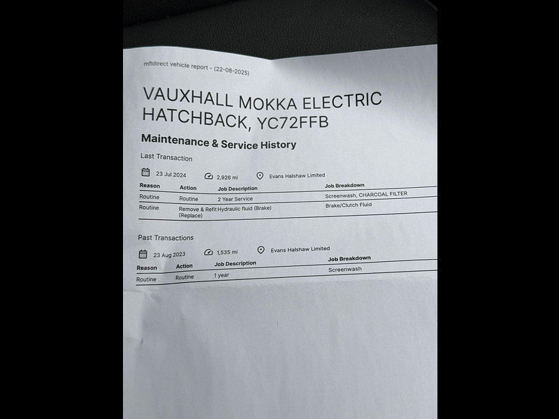 Vauxhall Mokka electric 50kWh Ultimate Auto 5dr 5dr Automatic 2026