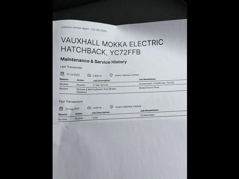 Vauxhall Mokka electric 50kWh Ultimate Auto 5dr 5dr Automatic 2026
