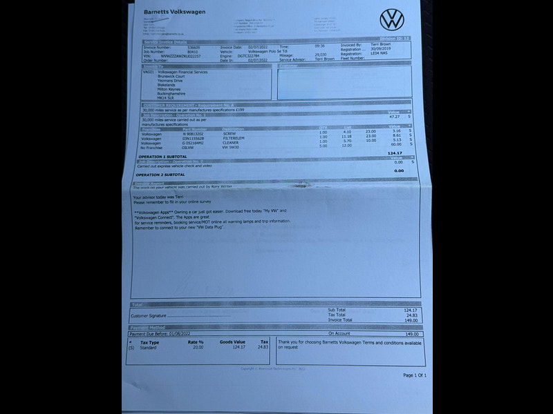 Volkswagen Polo 1.6 TDI SE Euro 6 (s/s) 5dr 5dr Manual 2026