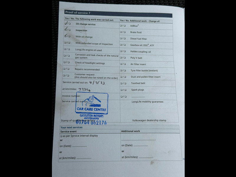 Volkswagen Sharan 2.0 TDI BlueMotion Tech SE Euro 6 (s/s) 5dr 5dr Manual 2025