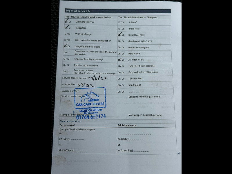 Volkswagen Sharan 2.0 TDI BlueMotion Tech SE Euro 6 (s/s) 5dr 5dr Manual 2025