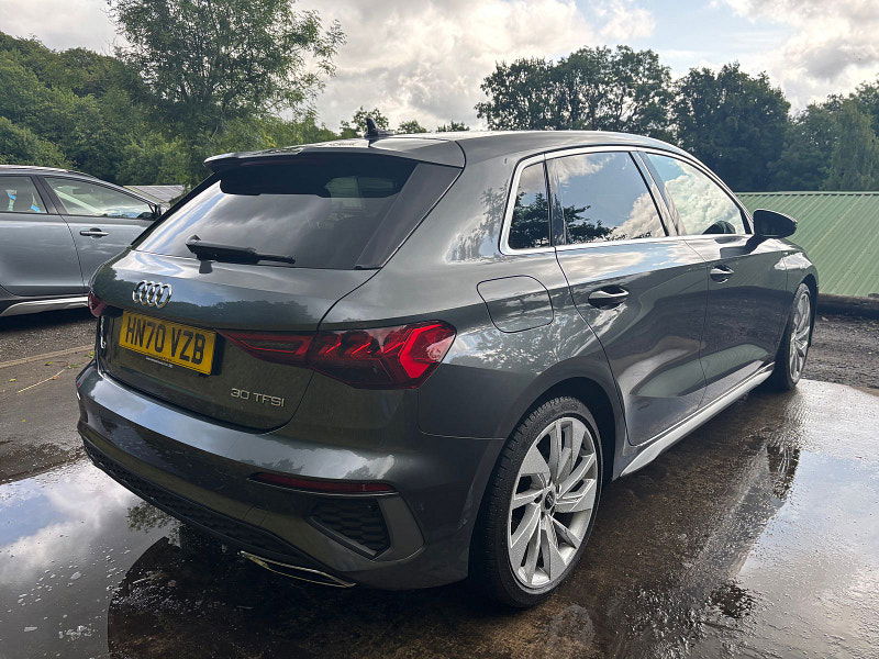 Audi A3 1.0 TFSI 30 S line Sportback 5dr Petrol Manual Euro 6 (s/s) (110 ps) 5dr Manual 2025