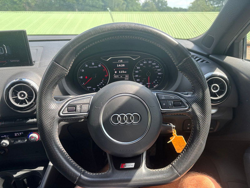Audi A3 1.4 TFSI CoD S line Hatchback 3dr Petrol Manual Euro 6 (s/s) (Nav) (150 ps) 3dr Manual 2025