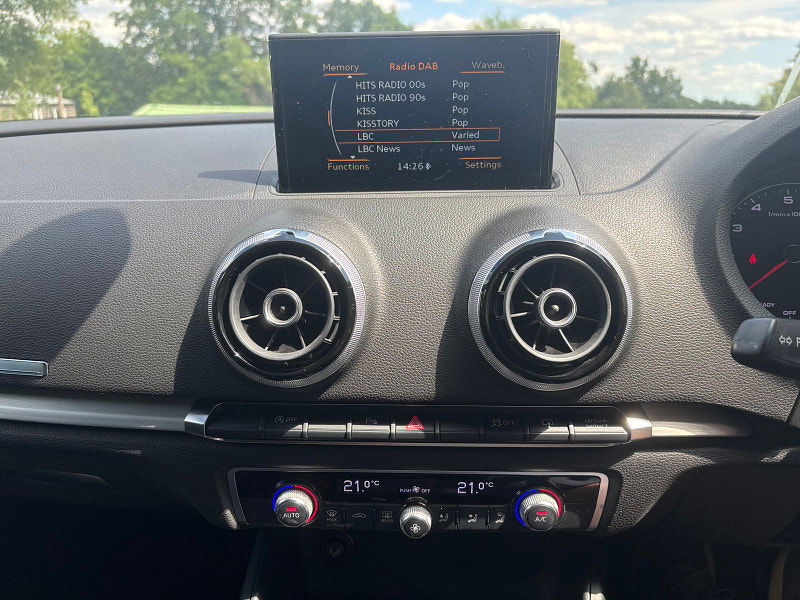 Audi A3 1.4 TFSI CoD S line Hatchback 3dr Petrol Manual Euro 6 (s/s) (Nav) (150 ps) 3dr Manual 2025