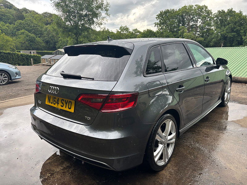 Audi A3 2.0 TDI S line Sportback 5dr Diesel Manual Euro 6 (s/s) (150 ps) 5dr Manual 2025