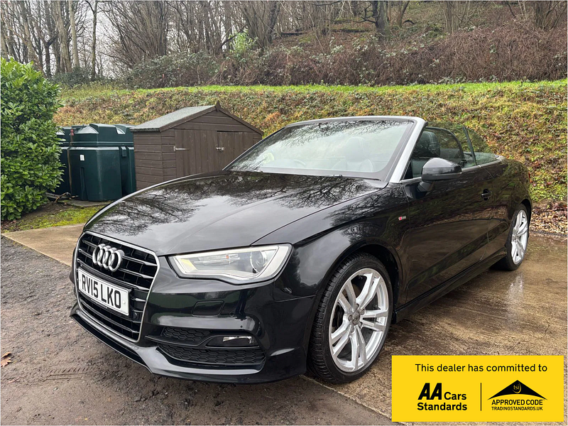 Audi A3 Cabriolet 1.8 TFSI S line Convertible 2dr Petrol S Tronic Euro 6 (s/s) (180 ps) 2dr Automatic 2026