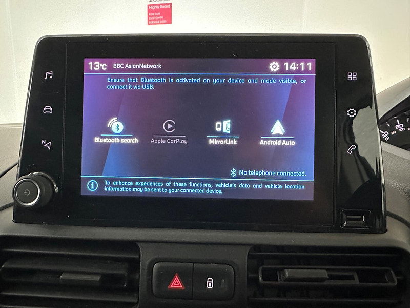 Peugeot Partner 1.6 BlueHDi 950 Professional Long Panel Van LWB Euro 6 (s/s) 6dr 6dr Manual 2025