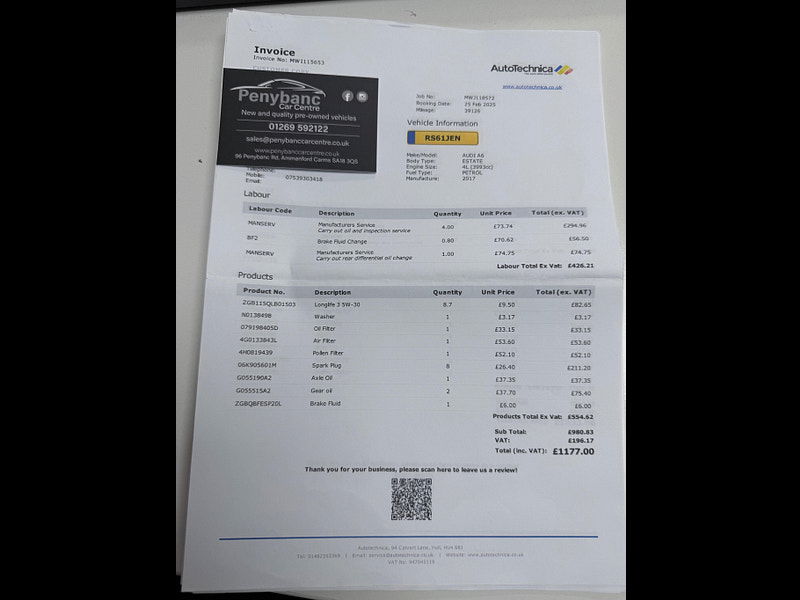 Audi RS6 Avant 4.0 TFSI V8 Tiptronic quattro Euro 6 (s/s) 5dr 5dr Automatic 2026