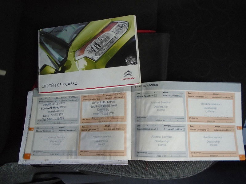 Citroen C3 Picasso 1.6L VTR+ HDi MPV 5dr Diesel Manual Euro 5 (90 bhp) 5dr Manual 2025