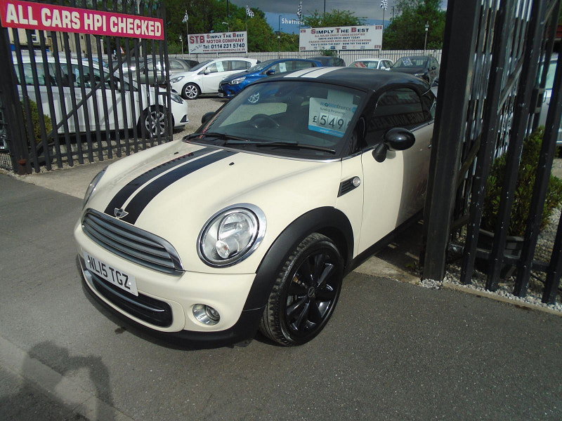 MINI Coupe 1.6 Cooper Coupe 2dr Petrol Manual Euro 6 (s/s) (122 ps) 2dr Manual 2026