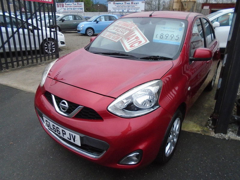 Nissan Micra 1.2L Acenta CVT Hatchback 5dr Petrol Automatic Euro 6 (79 bhp) 5dr Automatic 2026